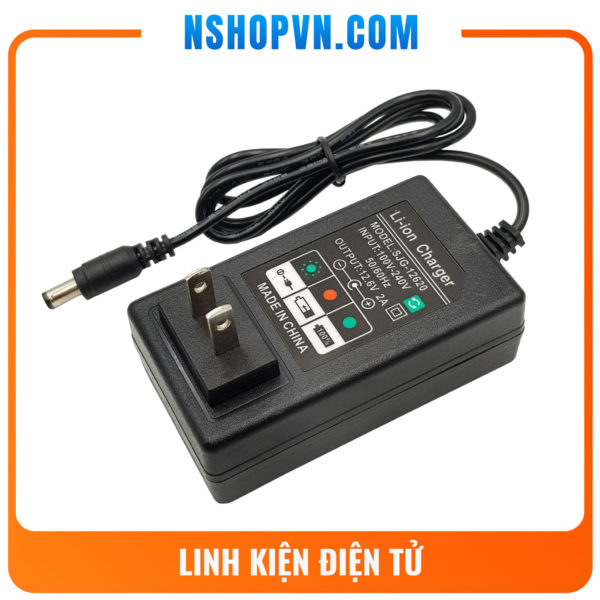 Adapter Sạc Pin 3S 12 6V 2A Nshop