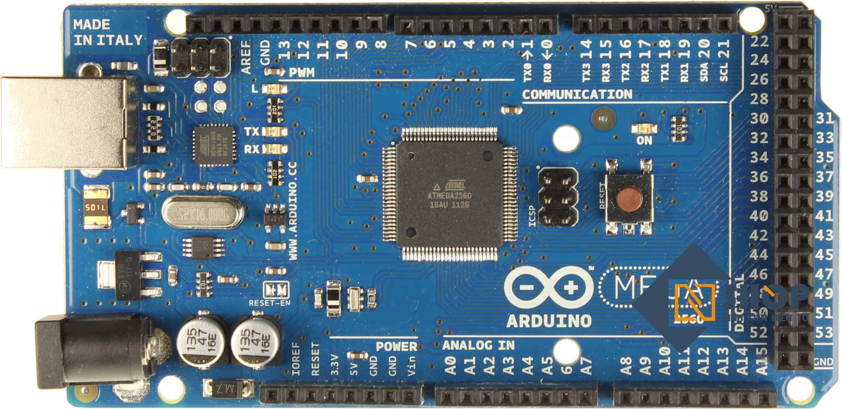 arduino mega 2560 rev3 ground pins
