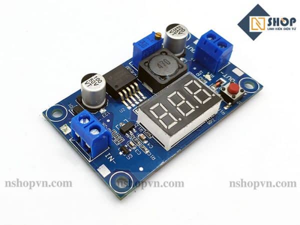 Mạch Giảm Áp DC LM2596 có hiển thị - Nshop