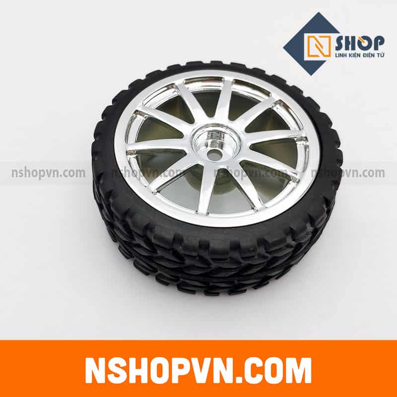 Bánh xe 65mm khớp lục giác (kiểu 2)