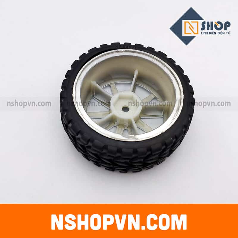 Bánh xe 65mm khớp lục giác (kiểu 2)