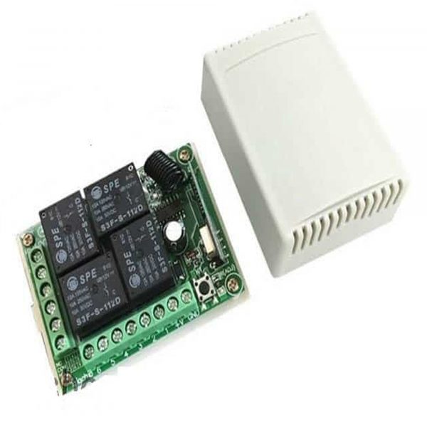 Bộ điều khiển RF 433Mhz 12VDC 4 kênh (Không kèm remote)