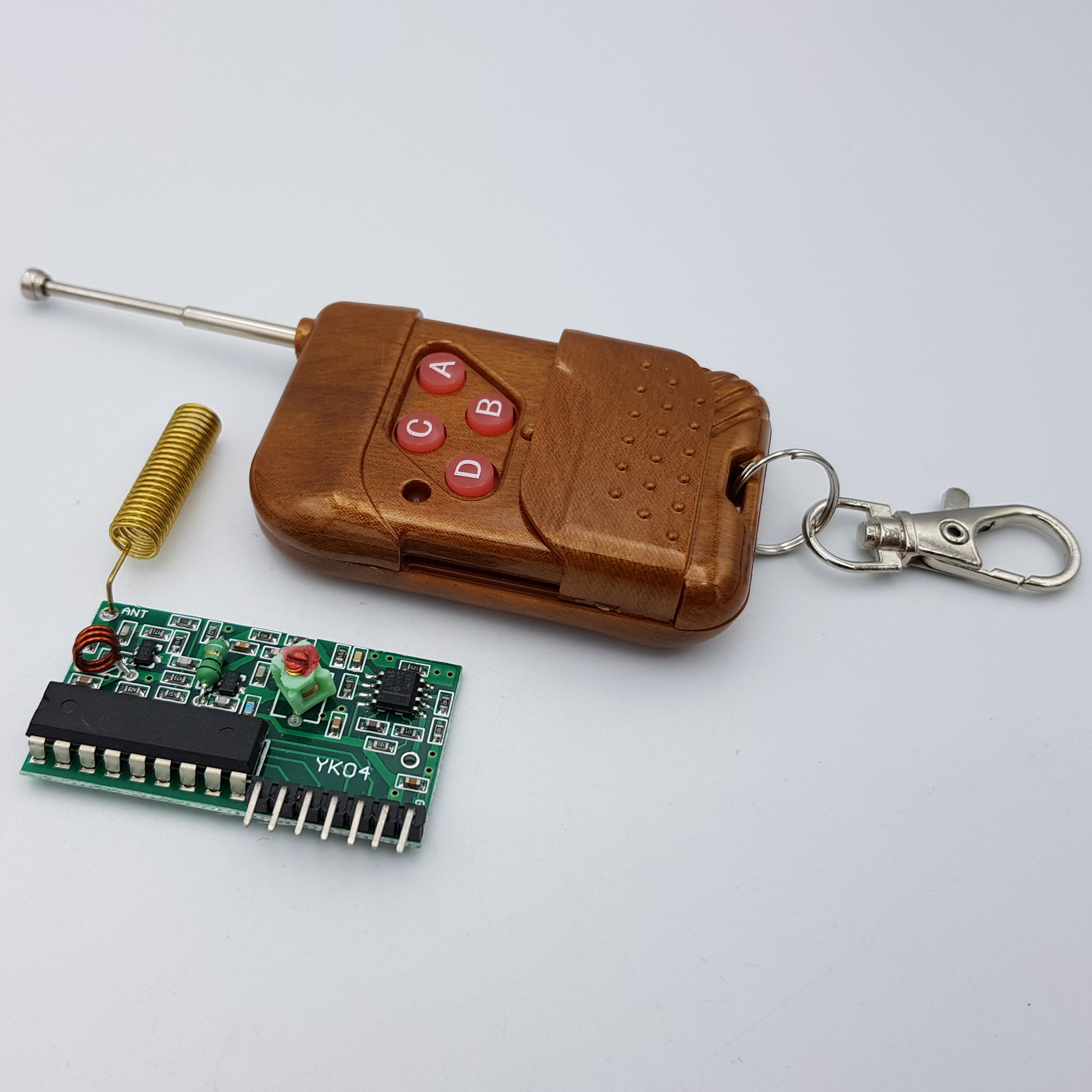 Bộ điều khiển từ xa RF 315Mhz 4 kênh PT2272 - T4 - Nshop