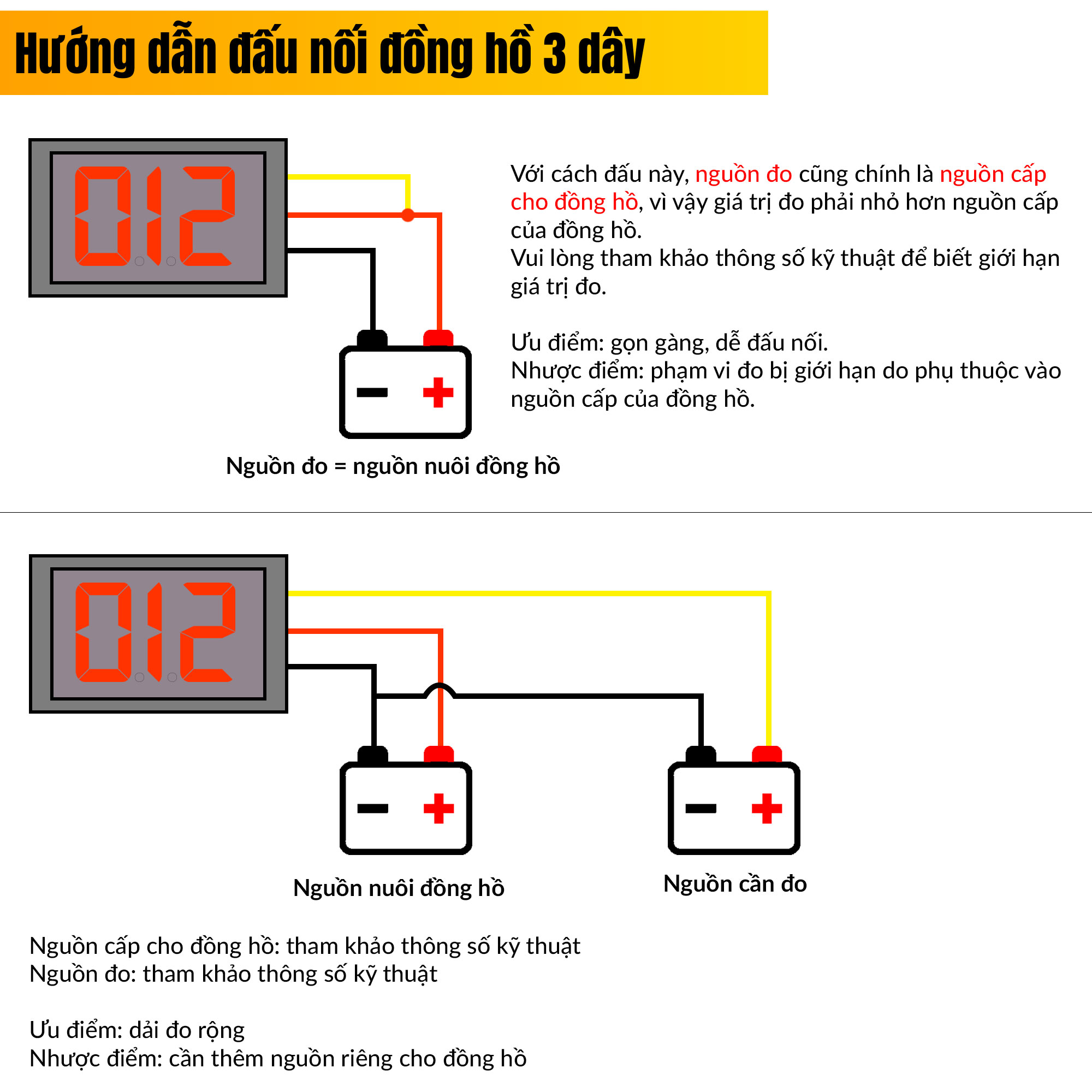 Cách đấu nối đồng hồ đo áp 3 dây_1