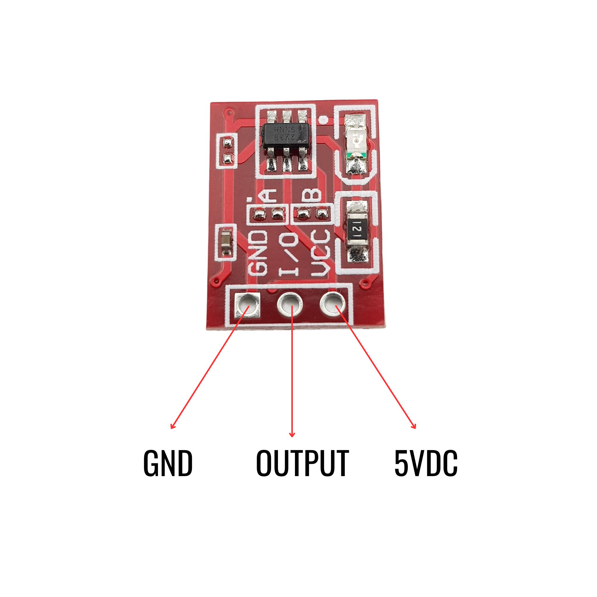 Cảm Ứng 1 Chạm Điện Dung TTP223B Mini