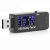 Đo điện áp, dòng và điện năng tiêu thụ USB Safe Tester
