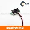 Đồng Hồ Đo Áp DC 2 Dây 2.7~32VDC (Xanh lá)