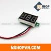 Đồng hồ đo áp DC 2 dây 2.7vdc - 32vdc xanh dương