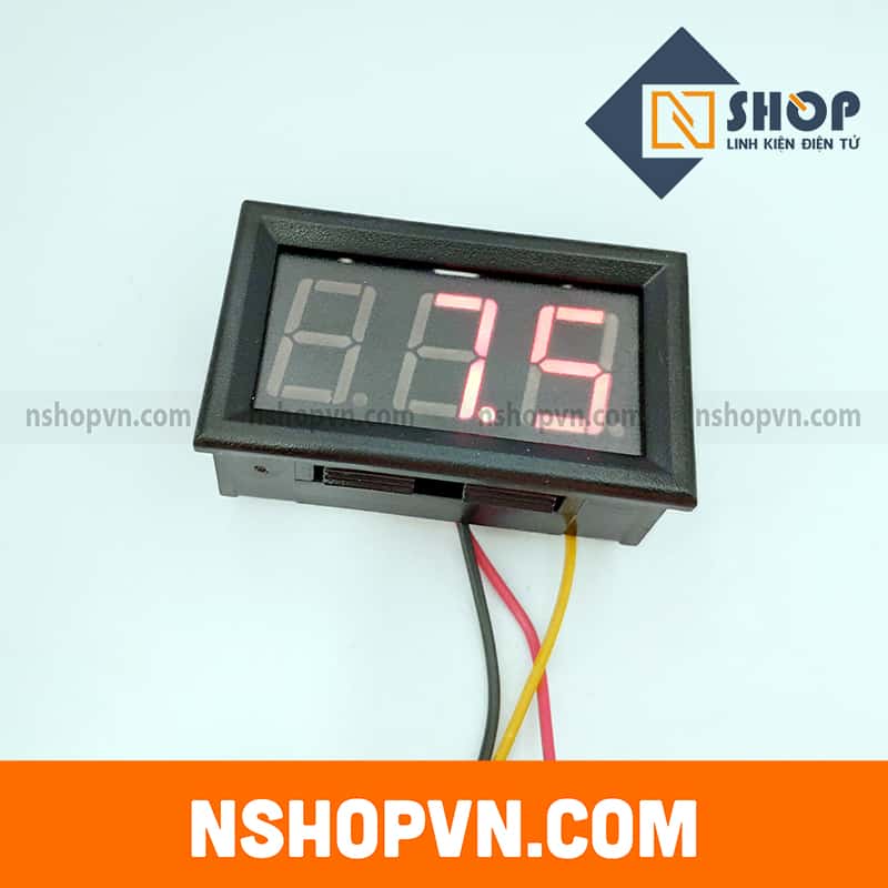 Đồng hồ đo áp DC 3 dây 0-300V