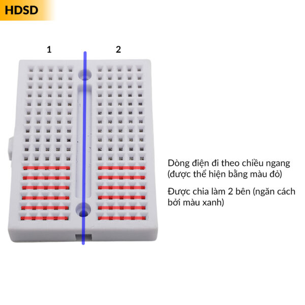 Test board cắm mini, Breadboard Mini SYB-170 (màu sắc ngẫu nhiên)