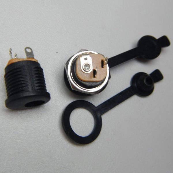 Jack DC Cái Khóa Ốc có nắp chống nước
