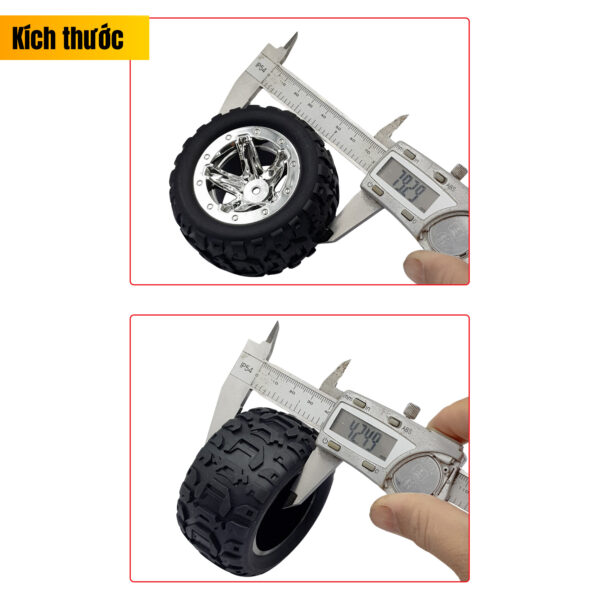 Bánh xe 80mm khớp lục giác