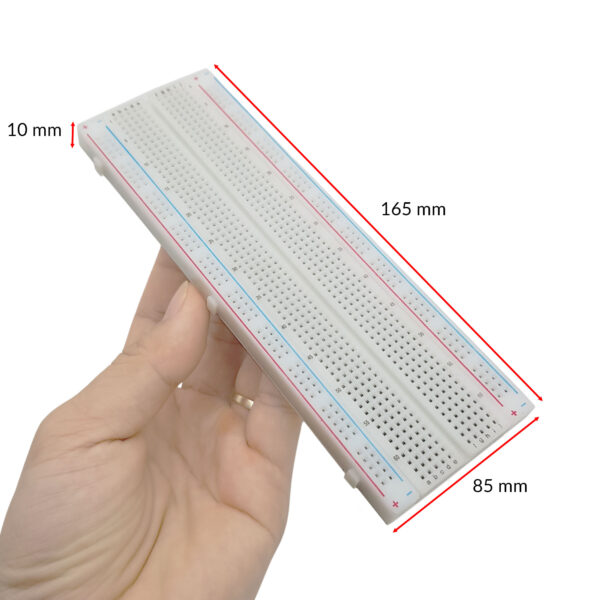 Test board Bread board MB-102 830 lỗ 165x54mm