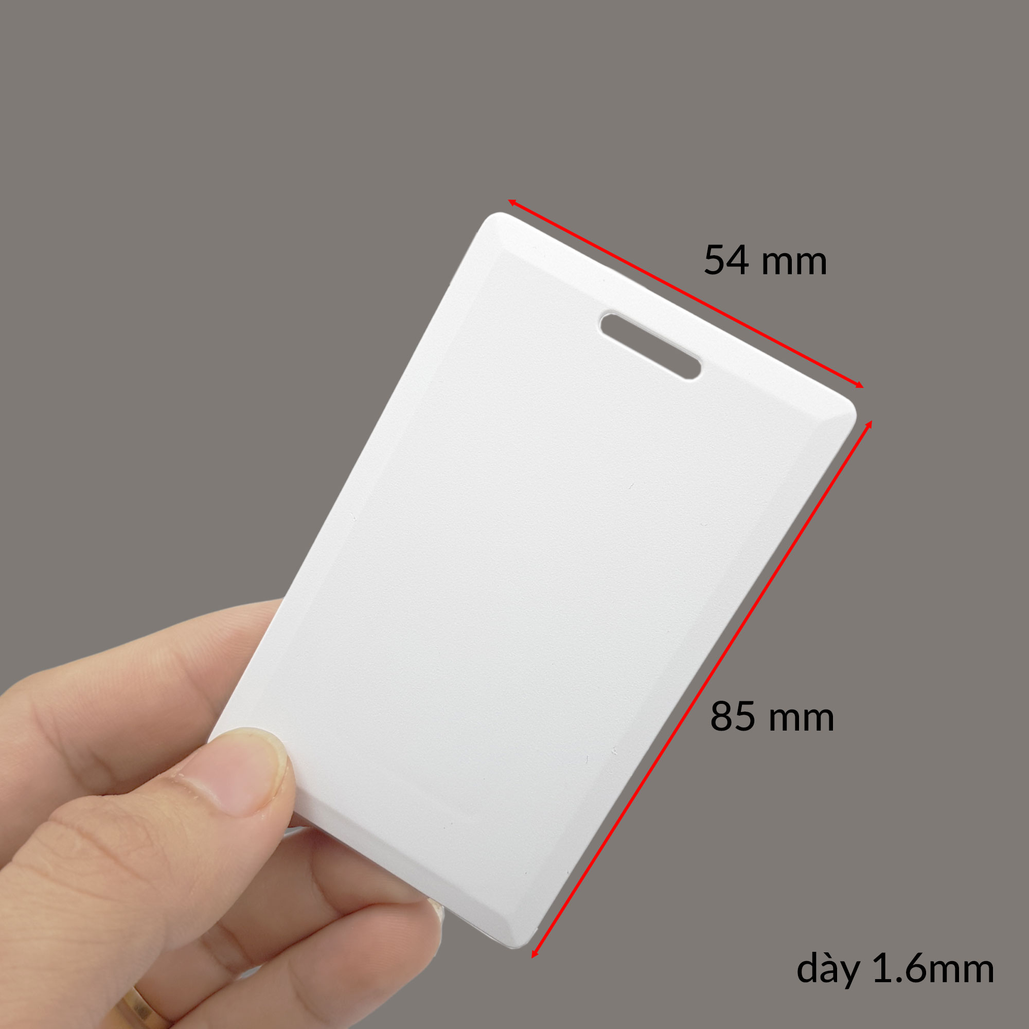 Kích thước thẻ RFID 125Khz Sao Chép Được T5577 dày