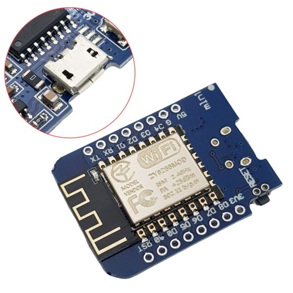 Kit RF Thu Phát Wifi ESP8266 NodeMCU Lua D1 Mini