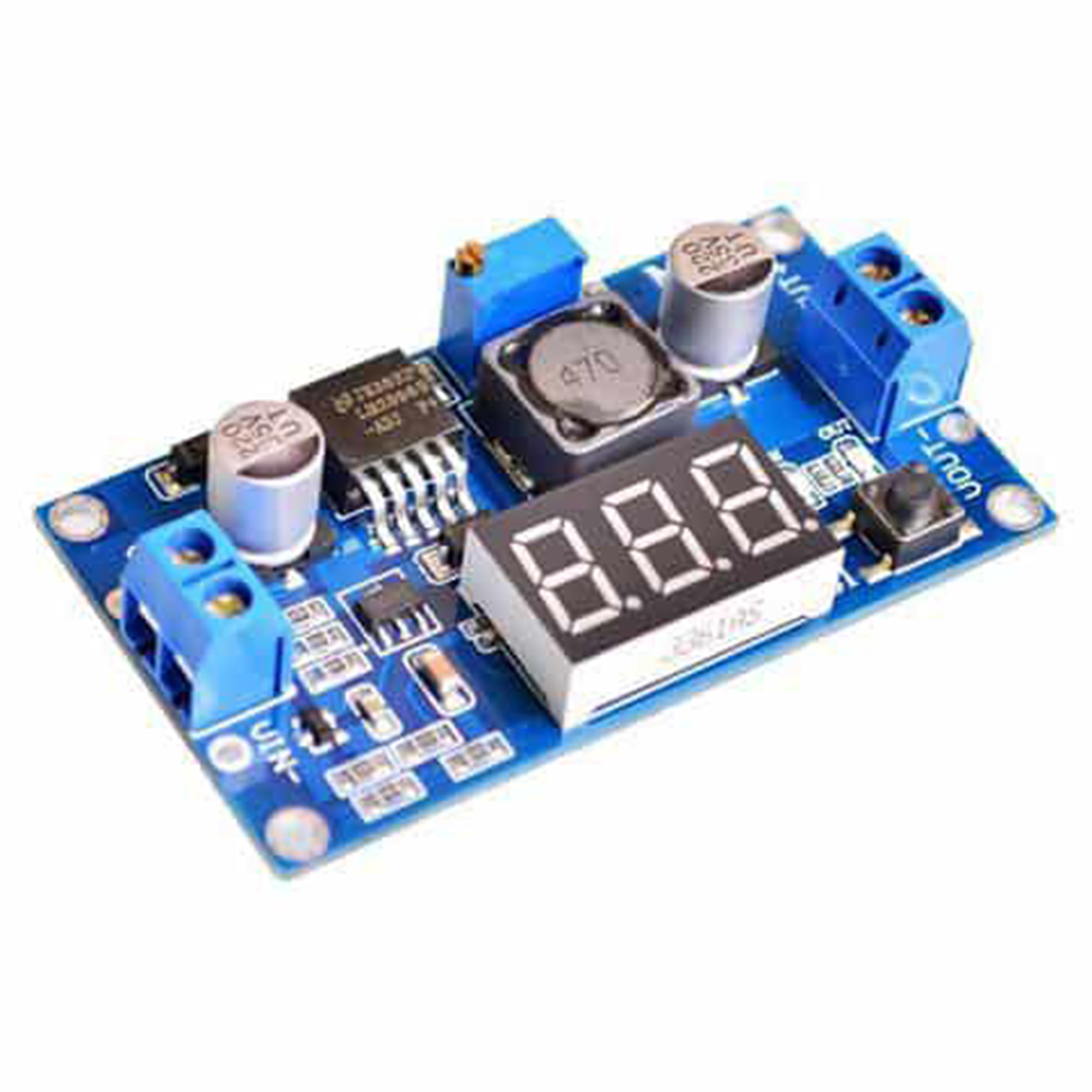 Mạch Giảm Áp DC LM2596 có hiển thị - Nshop