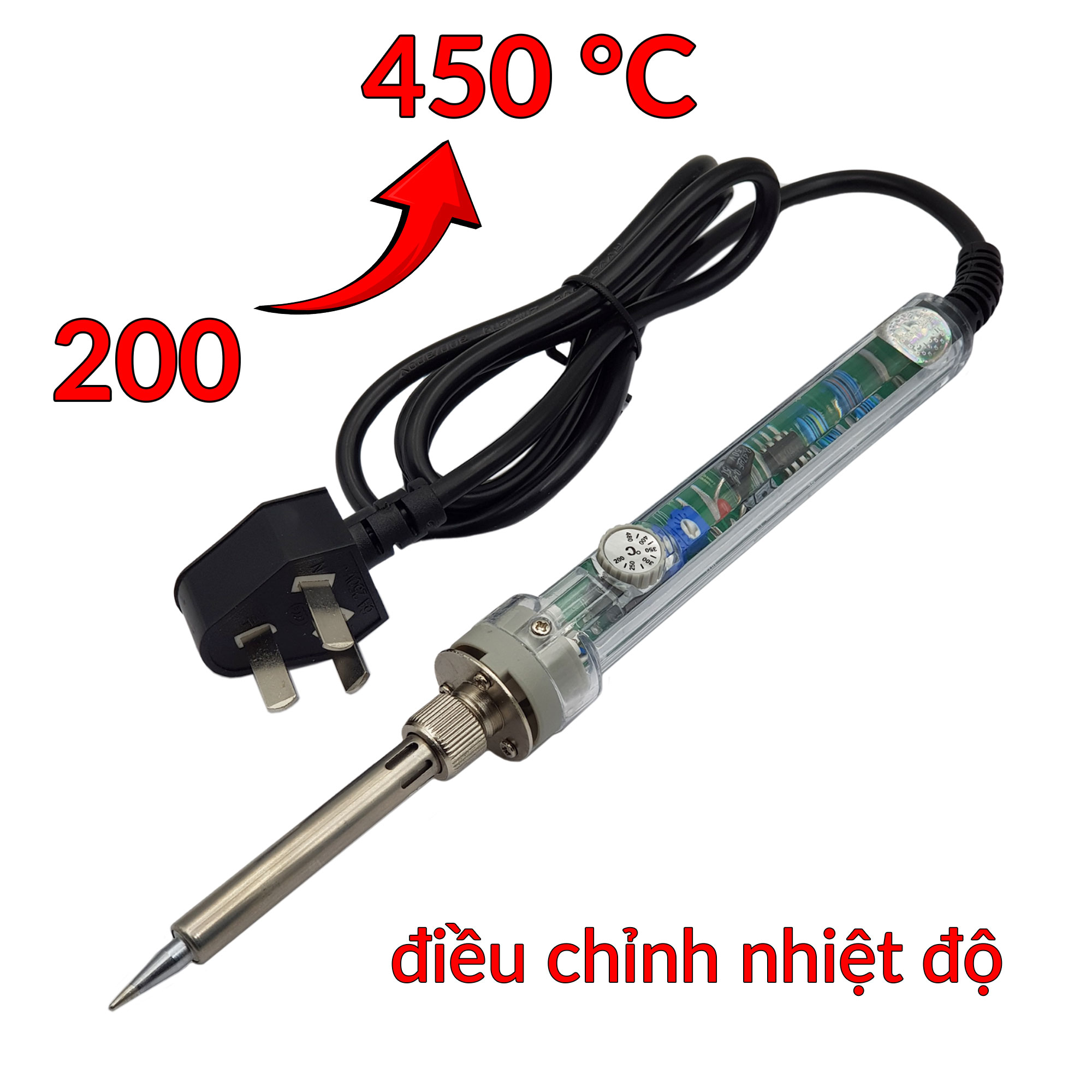 Mỏ hàn chì điều chỉnh nhiệt độ NO.907 60W