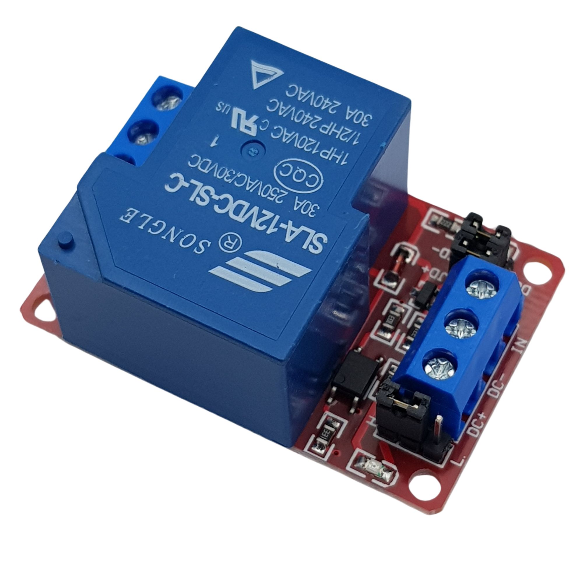 Module 1 Relay Với Opto Cách Ly Kích H/L 12V 30A