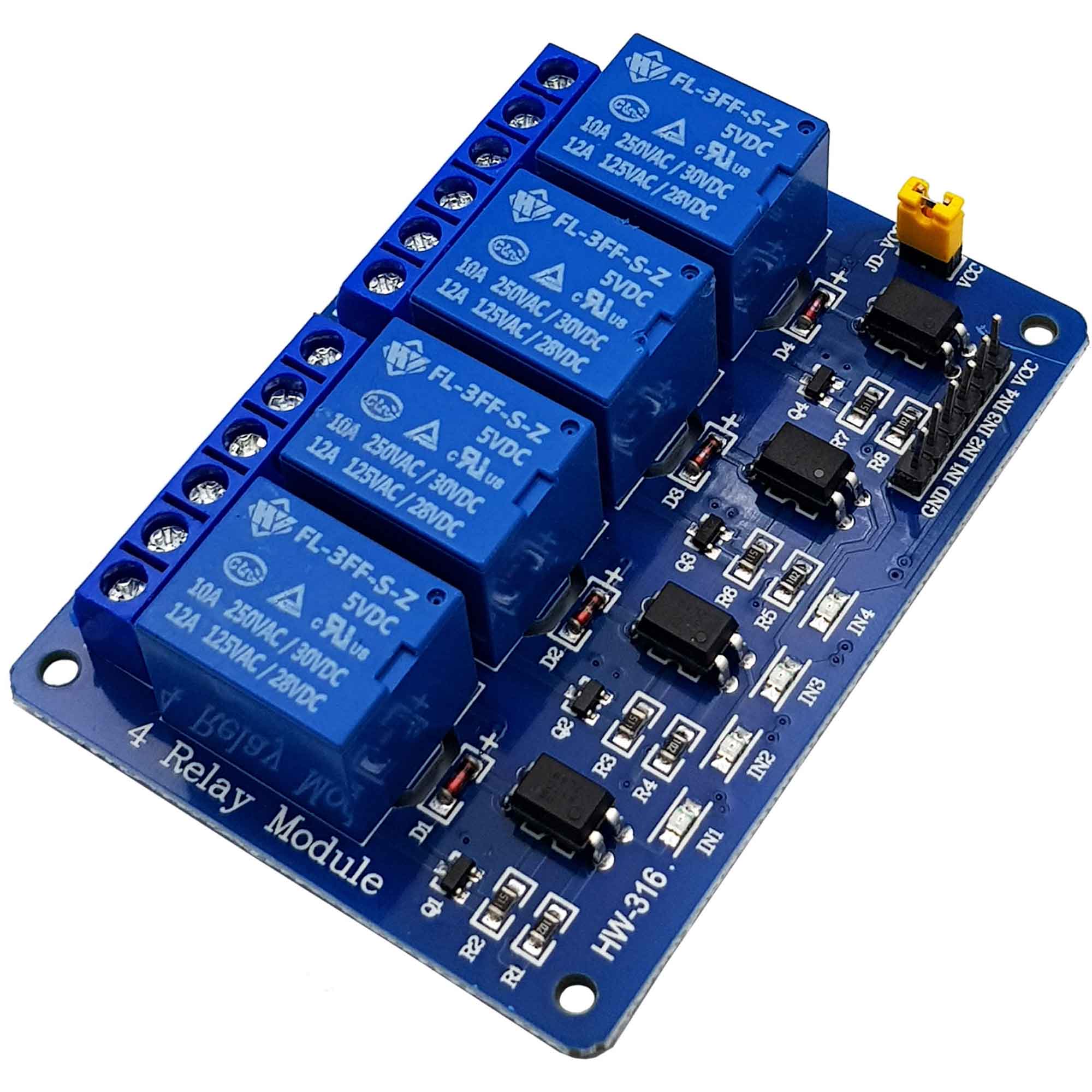 Module 4 Relay Với Opto Cách Ly (5VDC) - Nshop