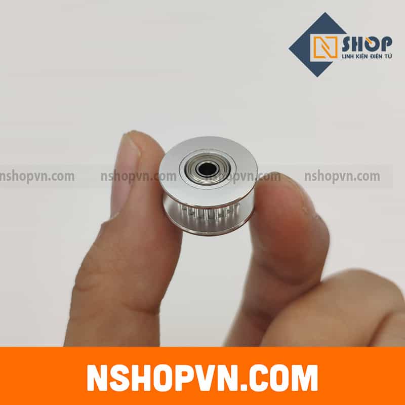 Puly căng đai GT2 20 răng trục 3mm