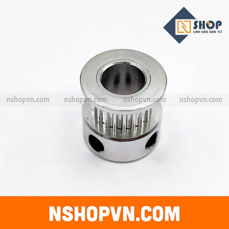 Puly GT2, 20 rÄƒng, bÆ°á»   ›c rÄƒng 2mm, trá»¥c 8mm - Nshop