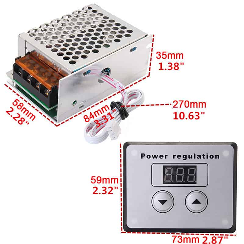 Dimmer AC 4000W có hiển thị