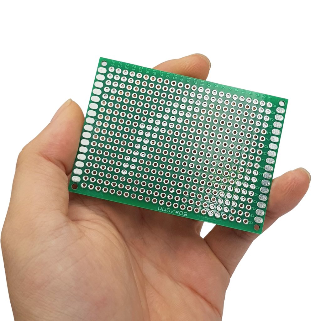 Test board hàn, Bản mạch hàn 2 mặt 5x7cm sợi thủy tinh - Nshop