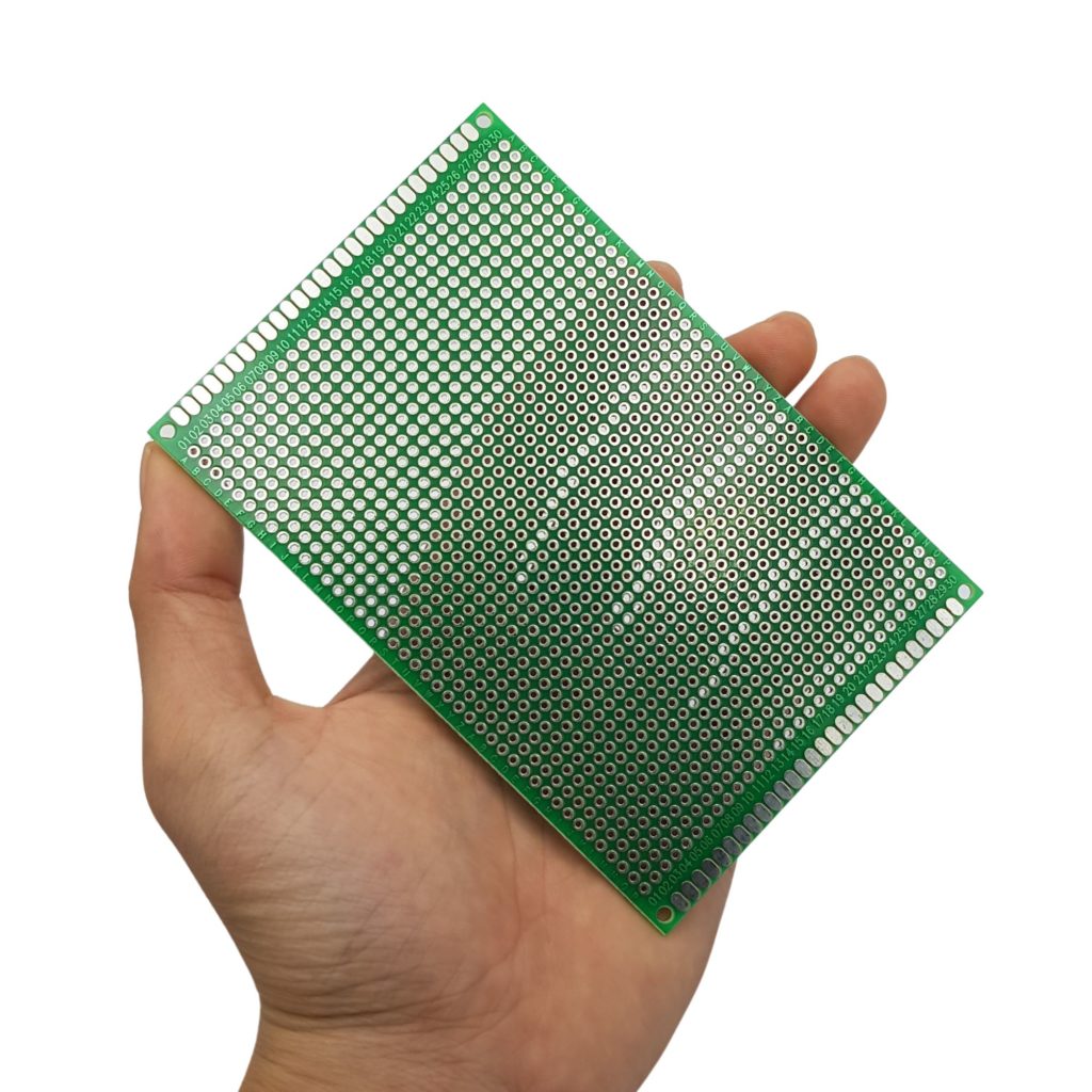 Test board hàn, Bản mạch hàn 2 mặt 8x12cm sợi thủy tinh - Nshop