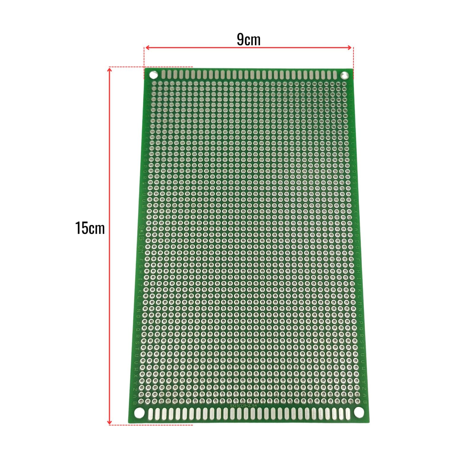 Test board hàn, Bản mạch hàn 2 mặt 9x15cm sợi thủy tinh - Nshop