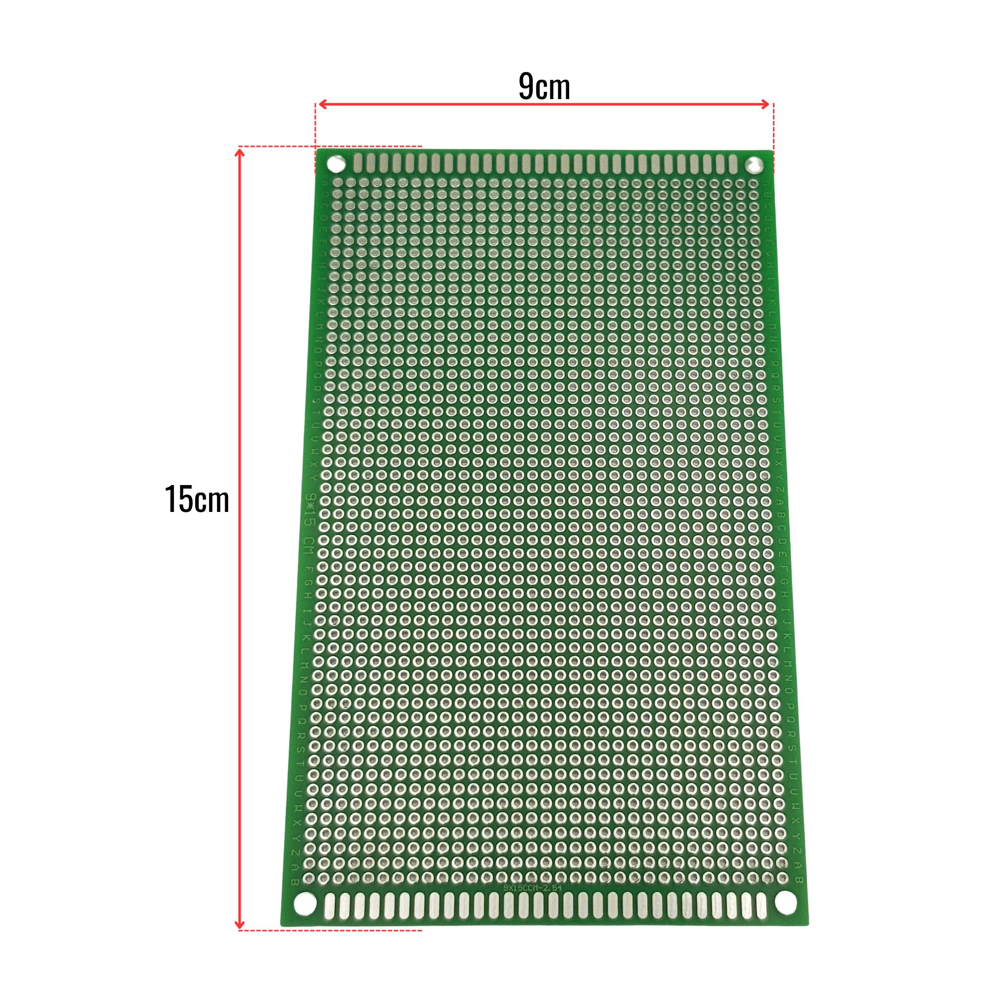 Test board hàn, Bản mạch hàn 2 mặt 9x15cm sợi thủy tinh