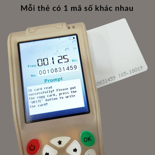 Thẻ Trắng RFID 125Khz