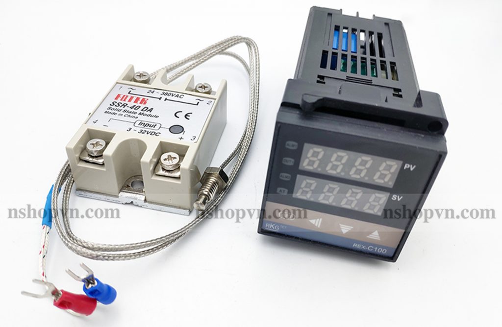 Bộ khống chế nhiệt độ 400 độ REX-C100 + SSR 40DA