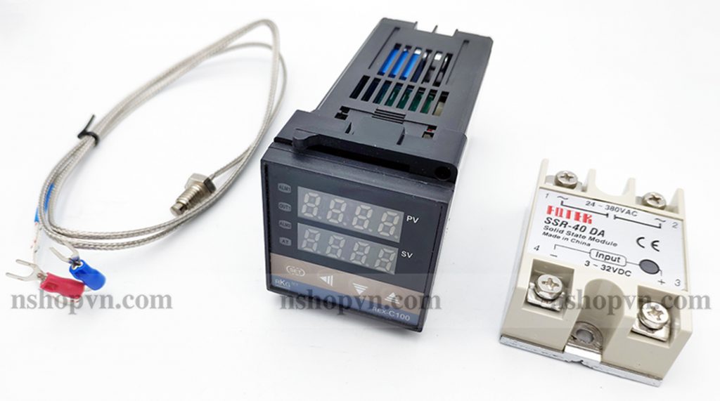 Bộ khống chế nhiệt độ 400 độ REX-C100 + SSR 40DA