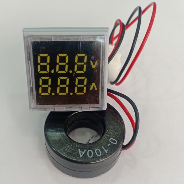 Đồng hồ đo dòng điện, điện áp 50-500VAC (Trắng)