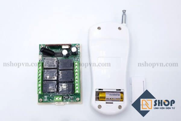 Mạch điều khiển RF 315Mhz 6 kênh kèm remote 1000m
