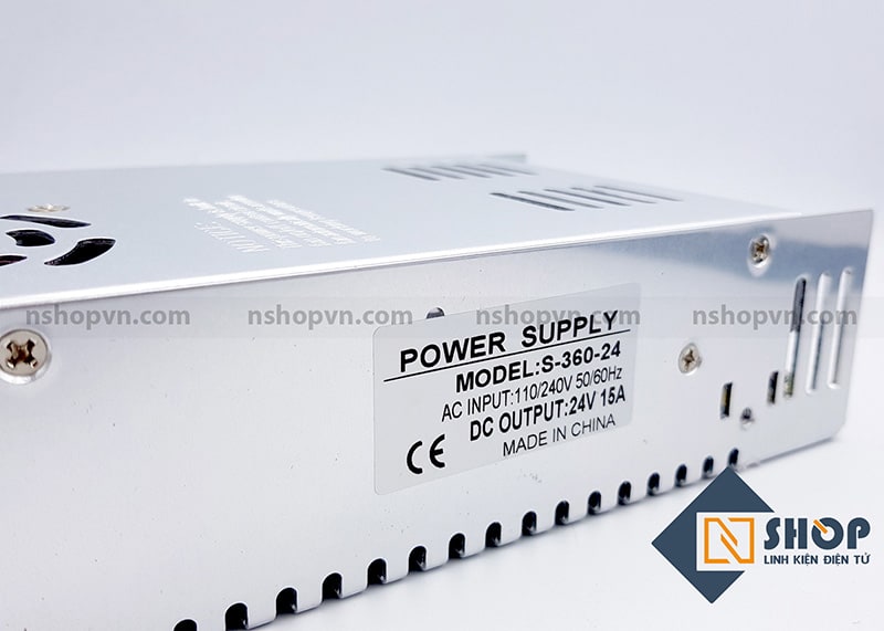 Nguồn tổ ong 24V 15A