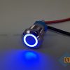 Nút nhấn kim loại 12mm Xanh Dương