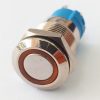 Nút nhấn kim loại 12mm Vàng
