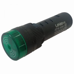 Đèn báo có còi AD16-16SM màu xanh 24V
