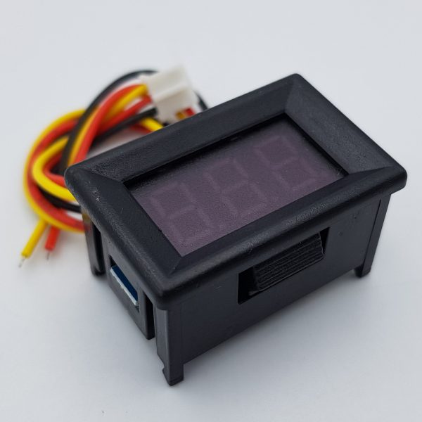 Đồng hồ đo điện áp 3 dây 100V Xanh Dương