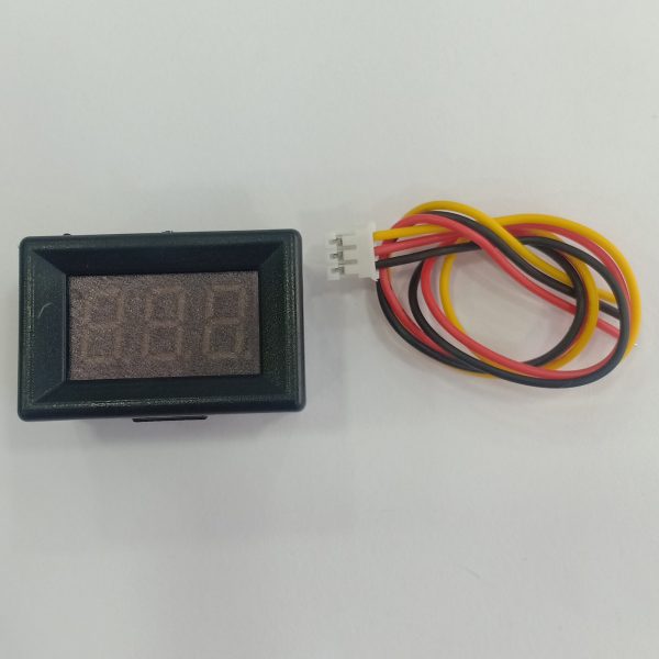 Đồng hồ đo điện áp 3 dây 100VDC trắng