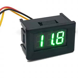 Đồng hồ đo điện áp 3 dây Xanh Lá 100VDC