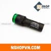 Đèn báo có còi AD16-16SM màu xanh 220V