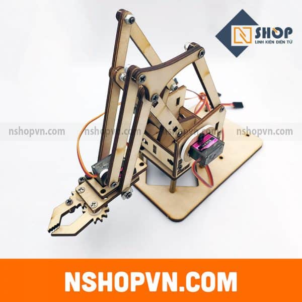 Bộ khung cánh tay robot 4 servo