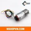 Động cơ DC giảm tốc GA25 Encoder 400rpm