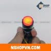 Nút nhấn tự giữ có đèn AL6-A 12V màu đỏ