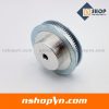 Puly GT2 80 răng trục 6mm đai 6mm đk răng 50.5mm