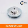 Puly GT2 80 răng trục 6mm đai 6mm đk răng 50.5mm