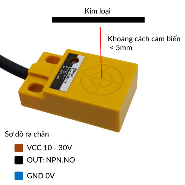 Cảm biến kim loại tiệm cận TL-W5MC1 NPN