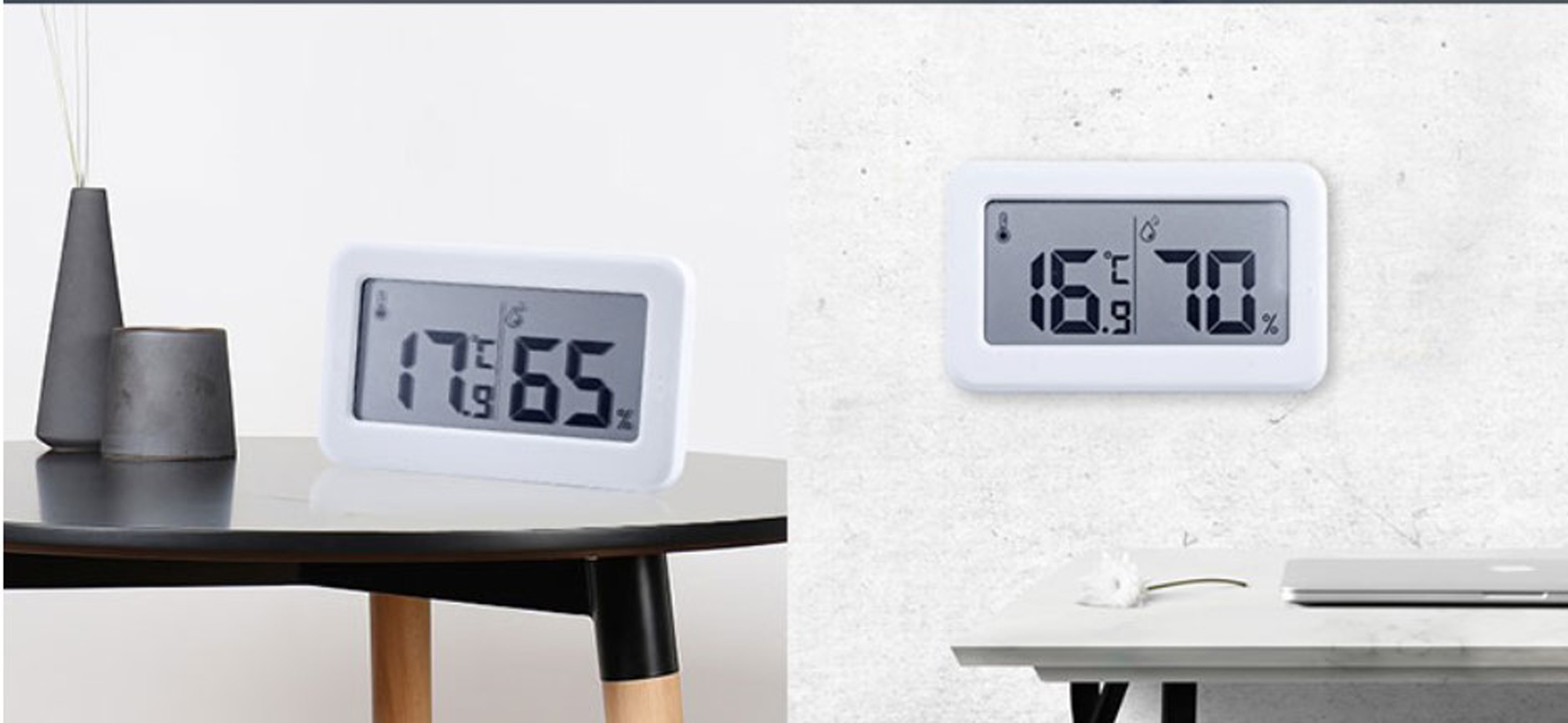 Đồng hồ đo nhiệt độ, độ ẩm màn hình kỹ thuật số